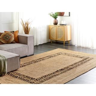 Beliani Tapis en Jute Boho YENIKOY  