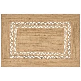 Beliani Tapis en Jute Boho YENIKOY  