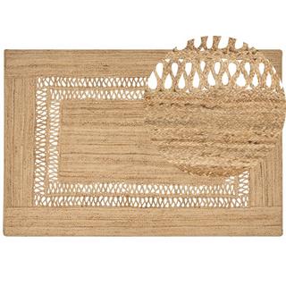 Beliani Tapis en Jute Boho YENIKOY  