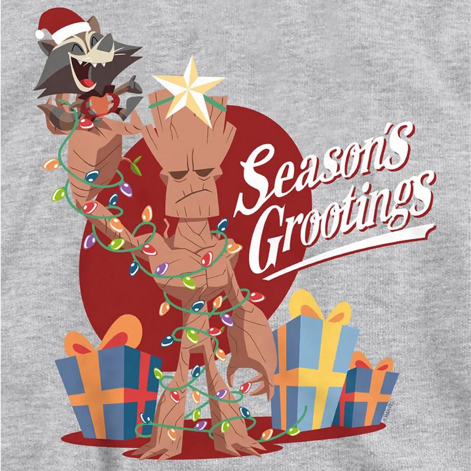 Guardians Of The Galaxy  Sweat À Capuche Seasons Grootings 
