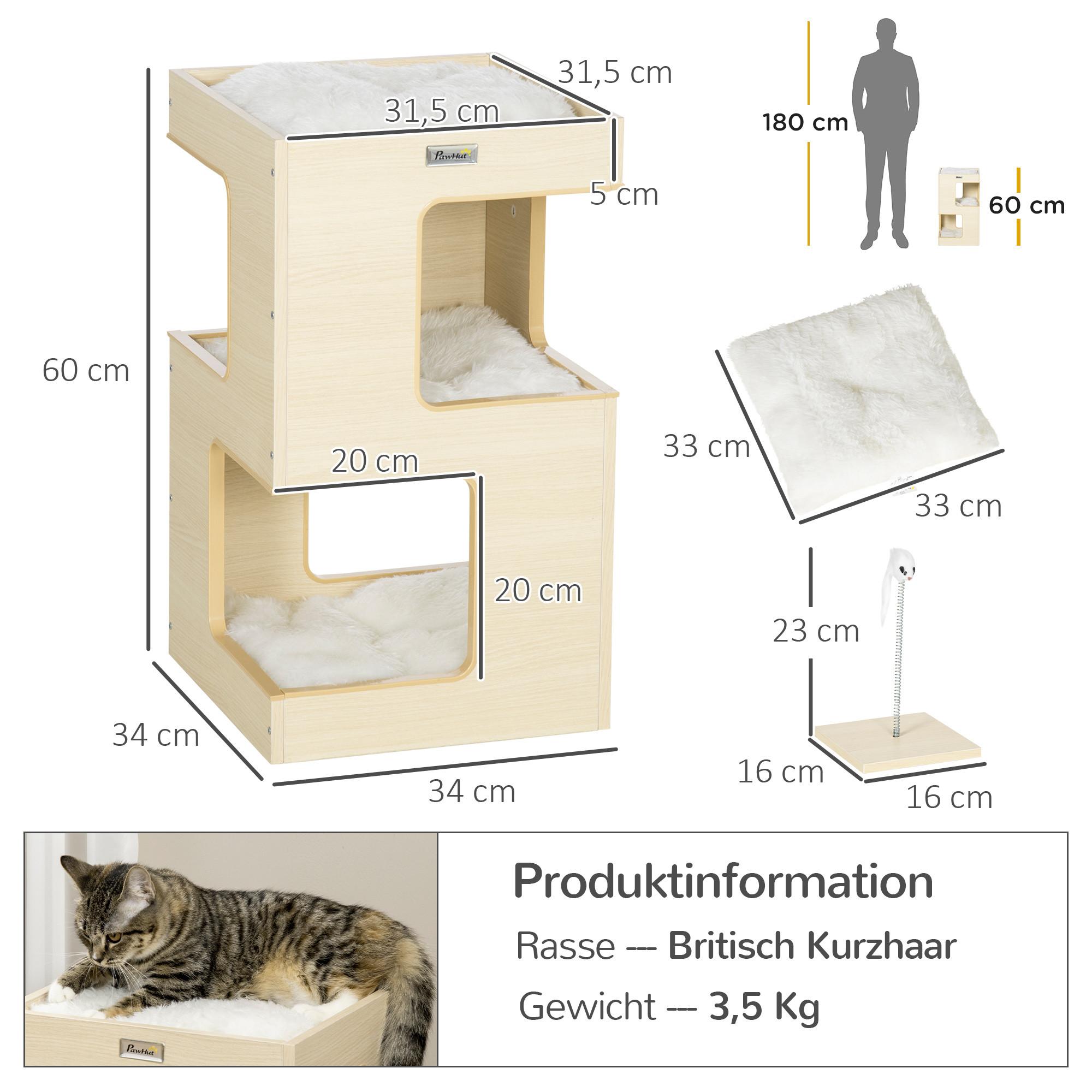 PawHut  Katzenhaus 