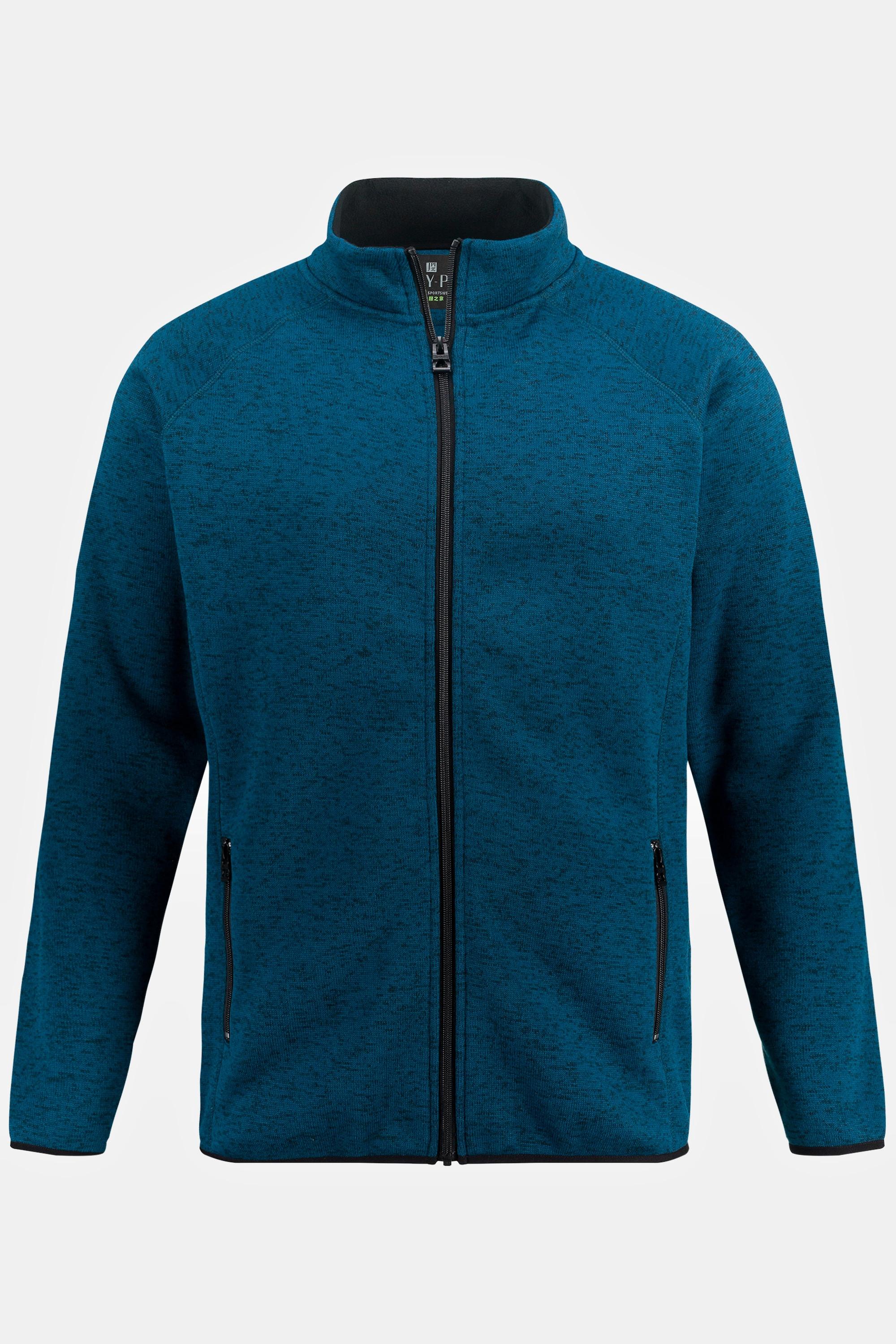 JP1880  Strickfleece-Jacke 