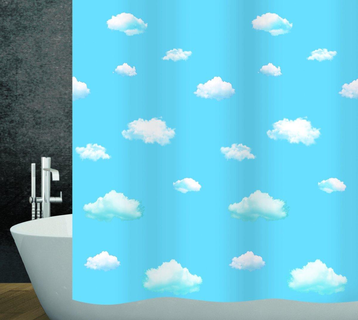 diaqua Rideau de douche textile Clouds  