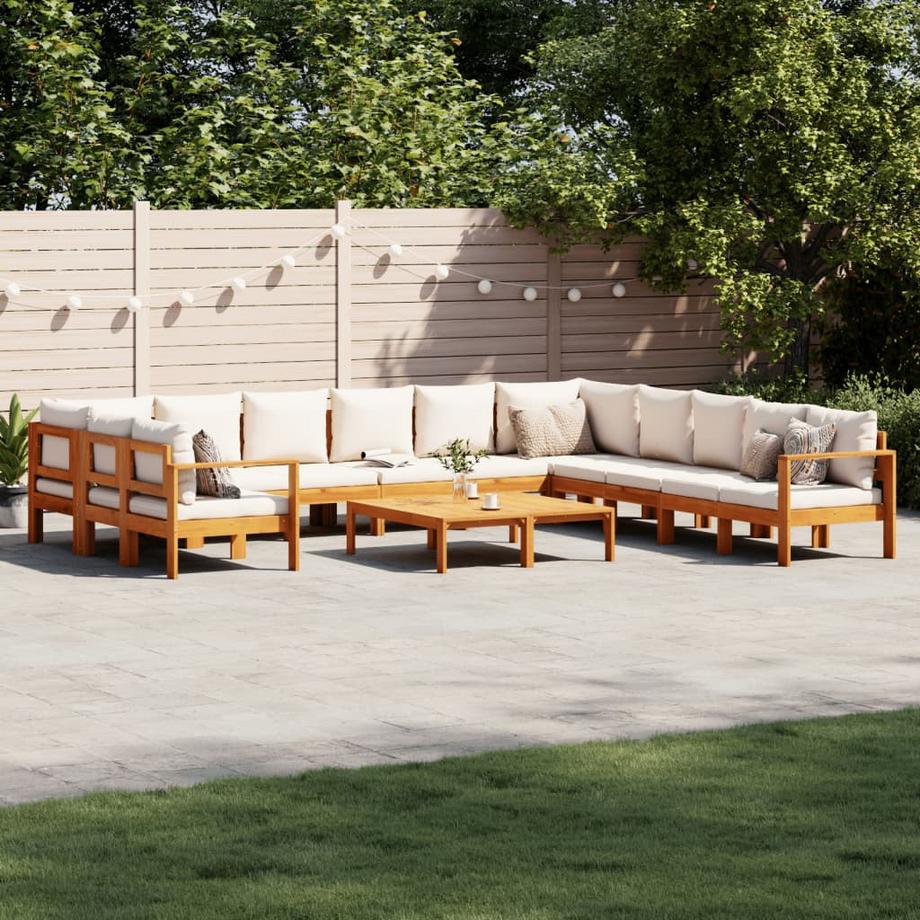 VidaXL Salon de jardin bois  