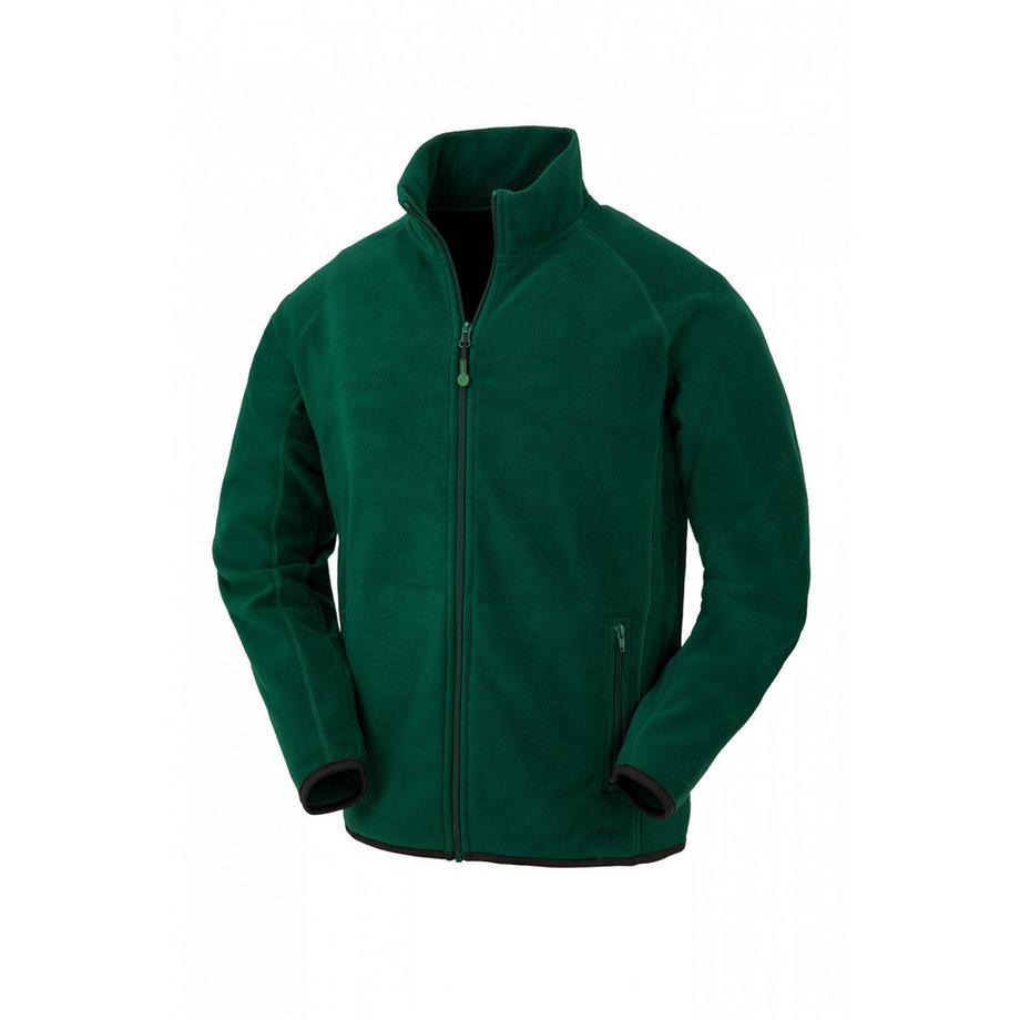 polarthermische jacke aus recyceltem fleece