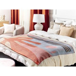 Beliani Resha Boho Coperta in Acrilico  