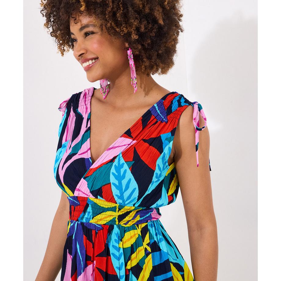 Joe Browns Top Tropicale con Nodo sulla Spalla  