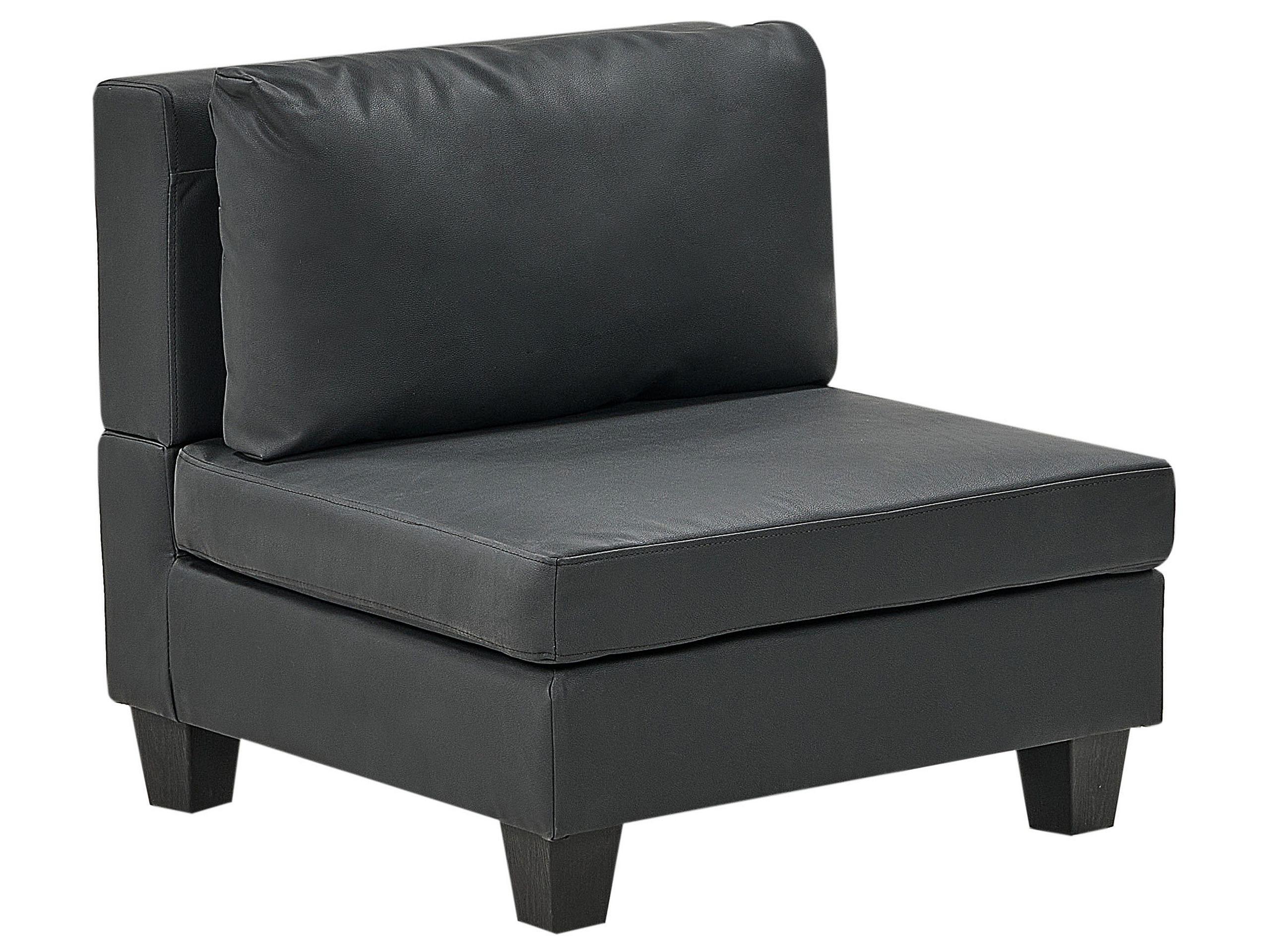 Beliani Module fauteuil en Cuir PU Moderne UNSTAD  