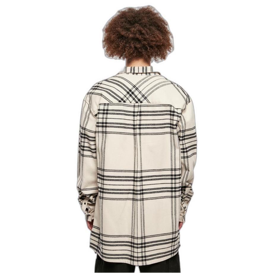 URBAN CLASSICS Summit Camicia Lunga Quadri Oversize  
