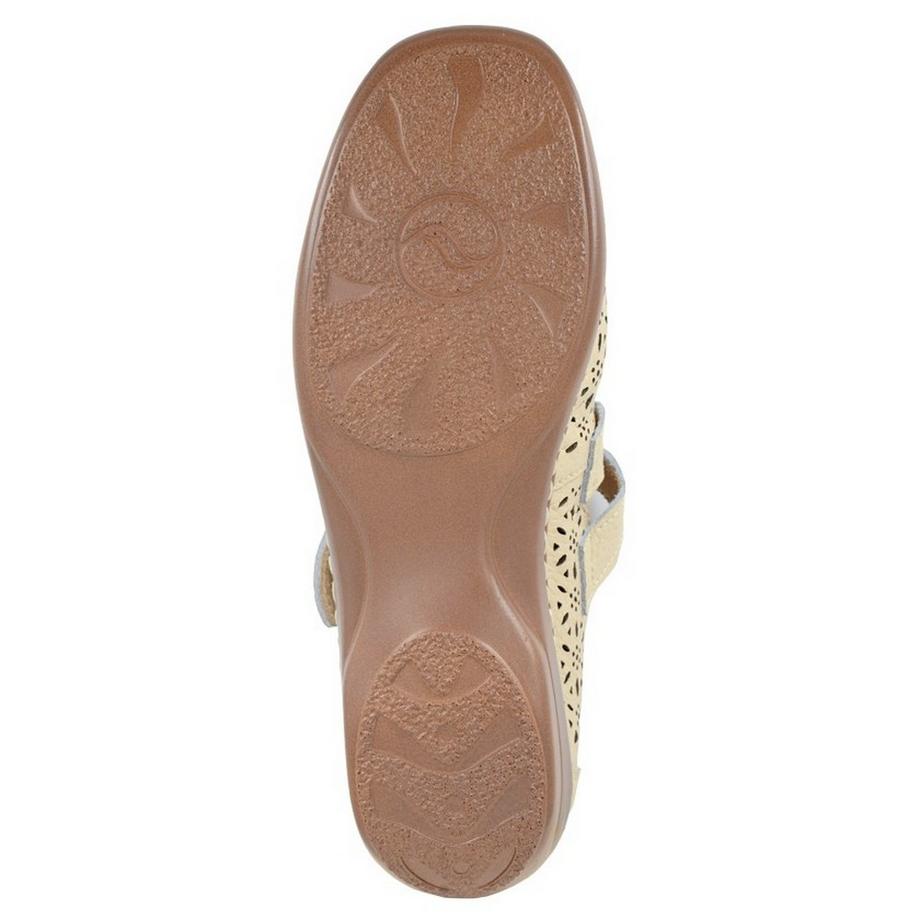 Boulevard de beauté Perforierte Leder Sandalen  