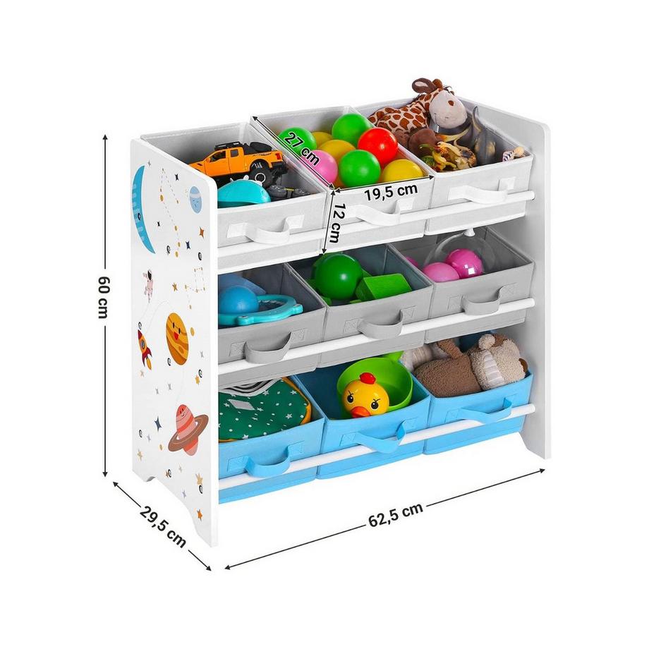 Calicosy Kinderzimmerregal Weltall  