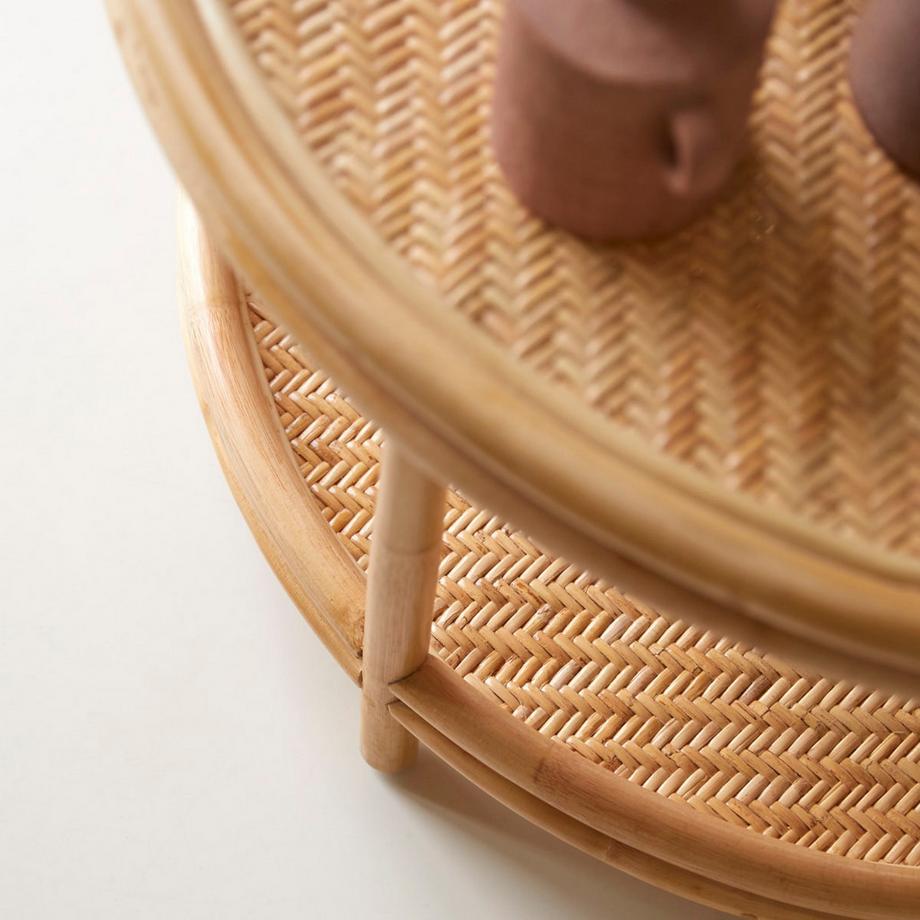 Tikamoon Table basse en rotin Ella  