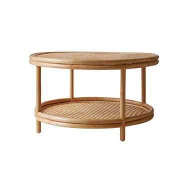 Table basse en rotin Ella