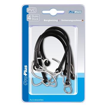 Chaîne de sécurité PVC 4 pièces sous blister