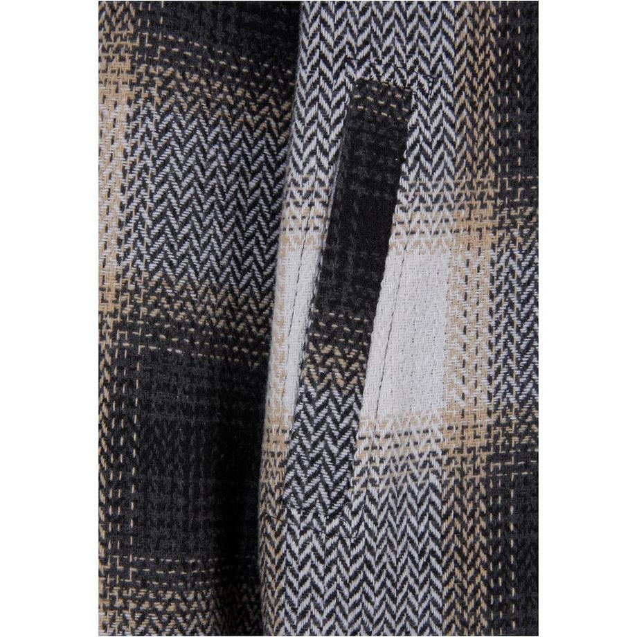 URBAN CLASSICS Chemise Veste à Carreaux avec Fermeture Éclair  