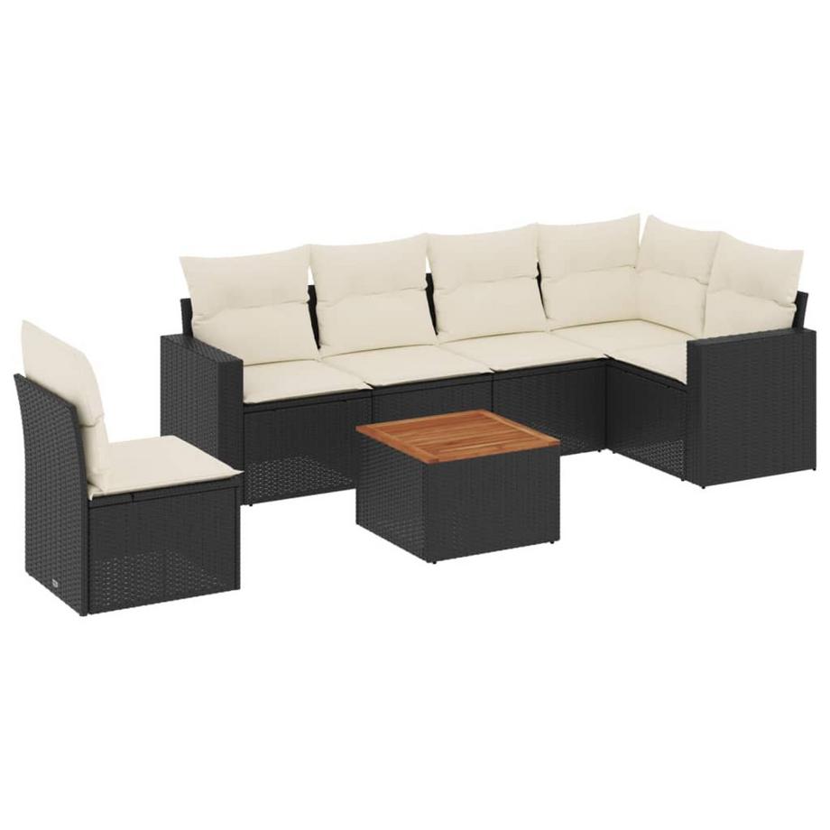 set divano da giardino Polirattan