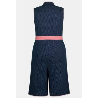 Ulla Popken Trachten Jumpsuit Pünktchen Spitze Weites Bein  