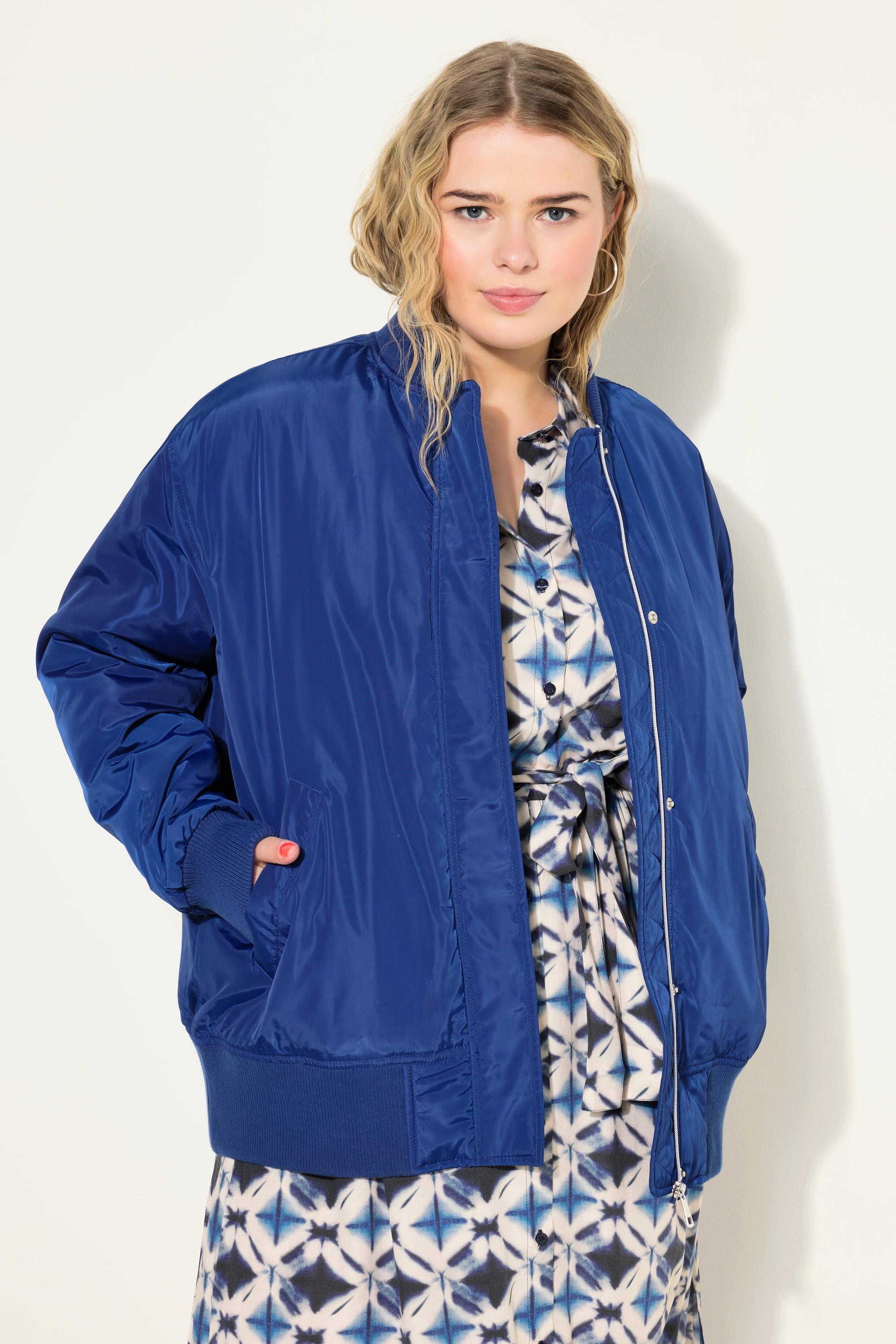 Studio Untold  Bomberjacke, oversized, Collegekragen, Langarm 