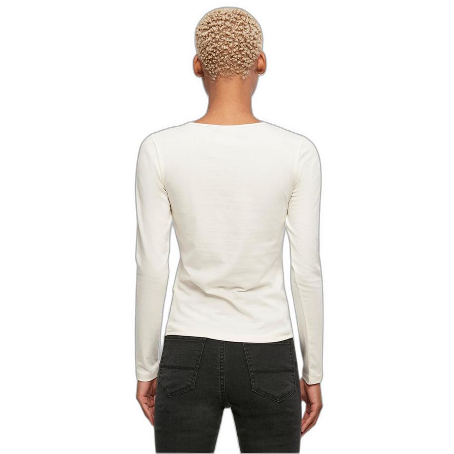 URBAN CLASSICS Langarmshirt Crossed Cut Out  