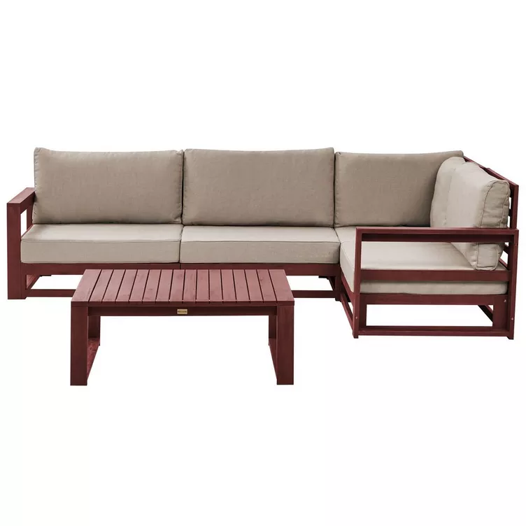 Beliani Lounge Set aus Akazienholz Skandinavisch TIMOR online kaufen MANOR