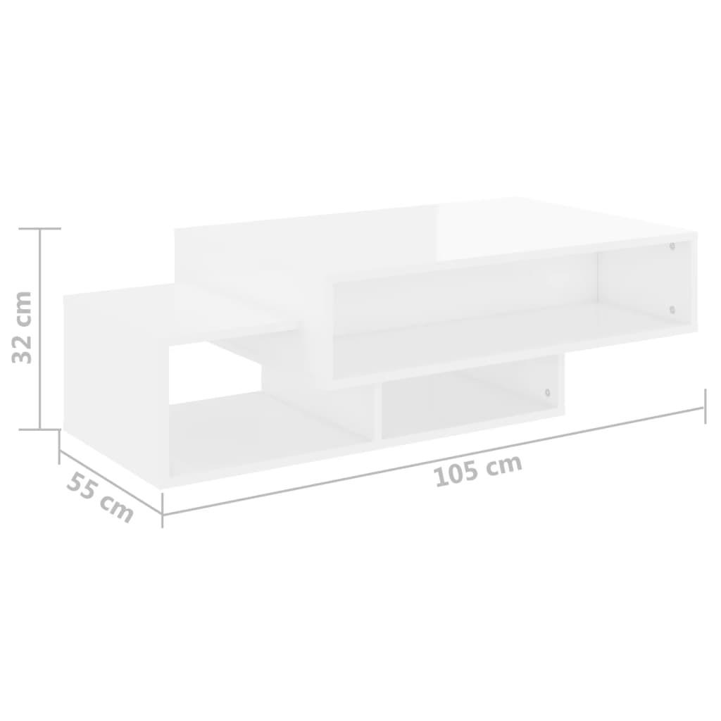 VidaXL Table basse bois d'ingénierie  