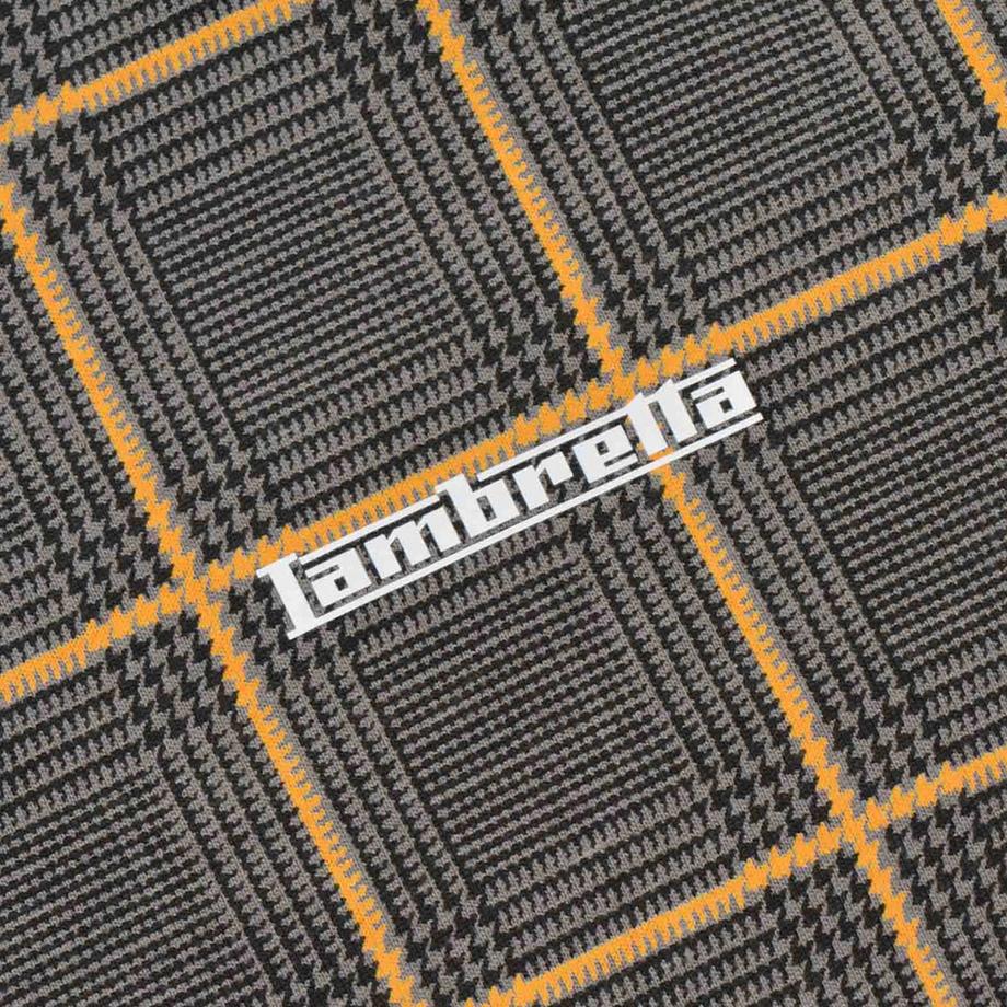 Lambretta Polo à Carreaux avec Col Contrastant  