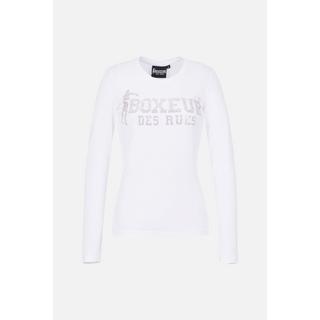 BOXEUR DES RUES  T-Shirt mit Strass-Logo 