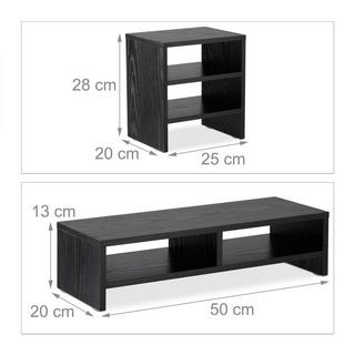 Northio Supporto per schermo con ripiani  