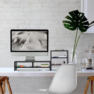 Northio Supporto per schermo con ripiani  