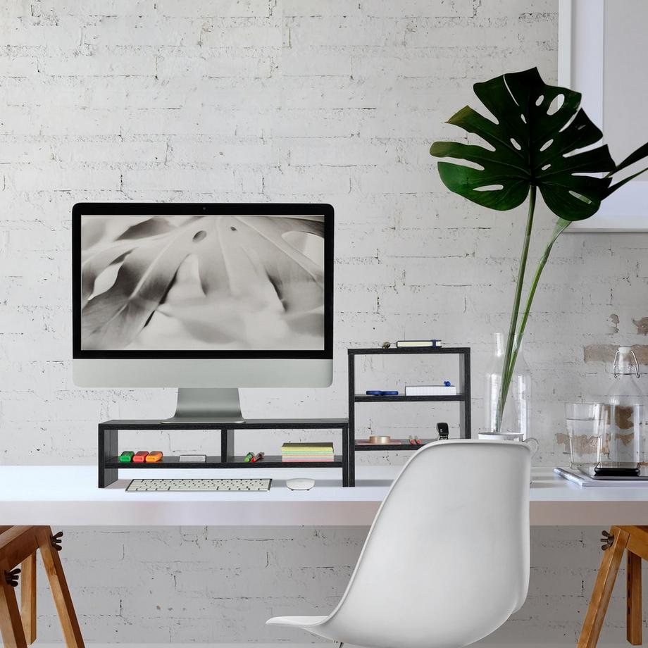 Northio Supporto per schermo con ripiani  