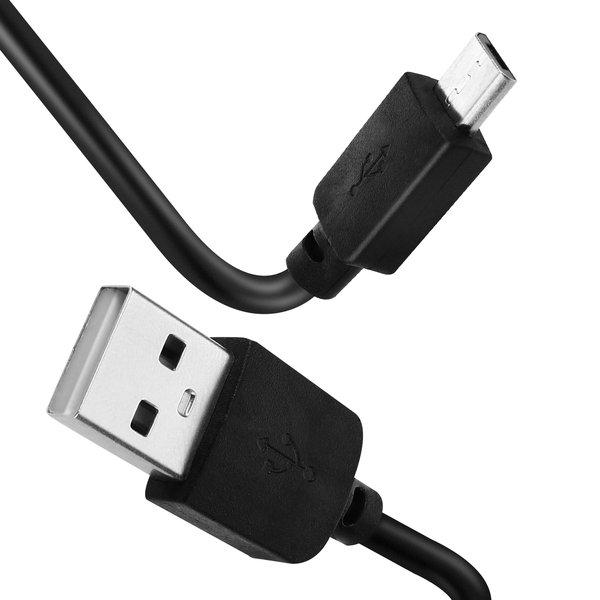 Avizar  USB / Micro-USB Kabel 2M Schwarz 