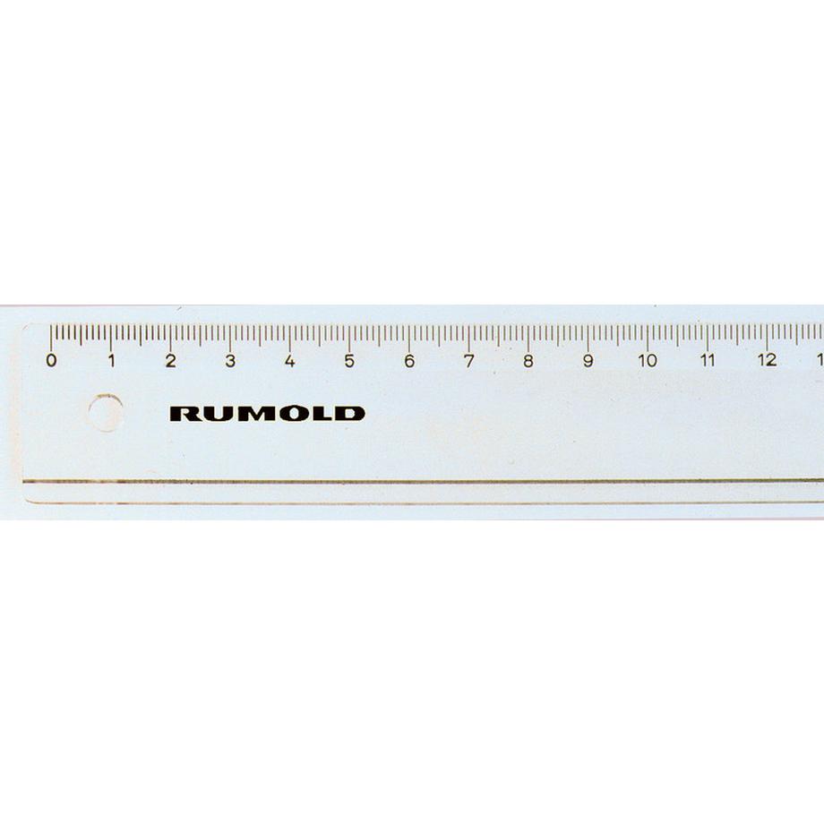 RUMOLD  RUMOLD Flachlineal 30cm FL47/30 transparent 