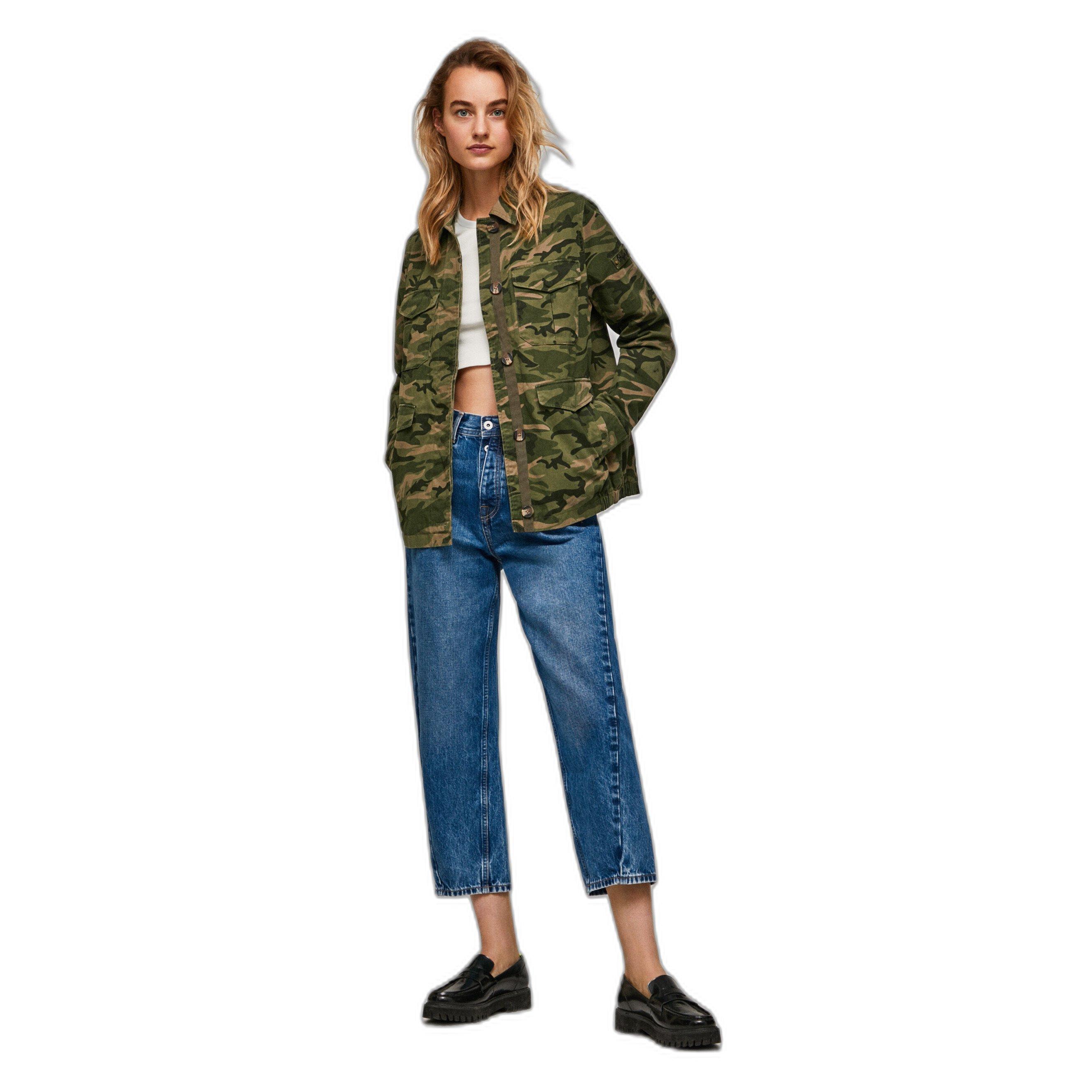 Pepe Jeans London Adele Camouflage Jacke  