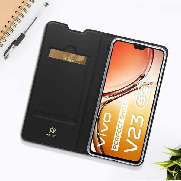 DuxDucis  Etui Folio Vivo V23 5G Noir Dux Ducis 