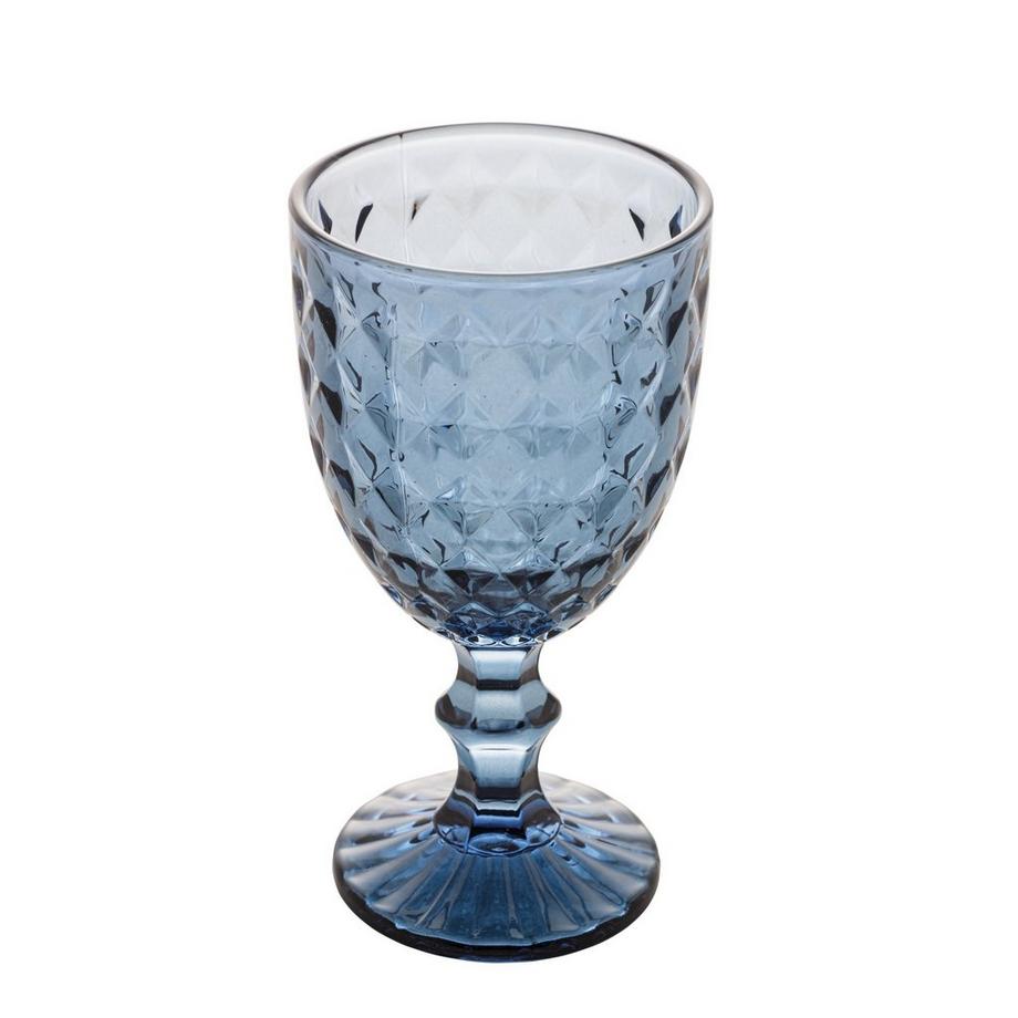 Bon Gourmet Set de verres bleus 6  