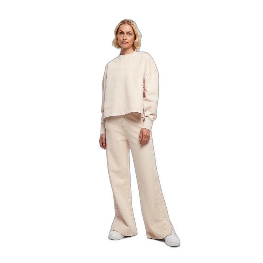 URBAN CLASSICS Rundhalspullover aus dickem Frottee  