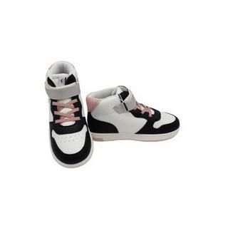 Calvin Klein  scarpe da ginnastica con stringhe e strappo in velcro per bambini  black/white/pink 