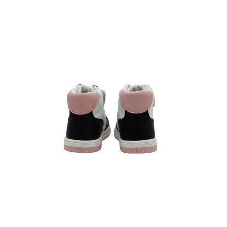 Calvin Klein  scarpe da ginnastica con stringhe e strappo in velcro per bambini  black/white/pink 