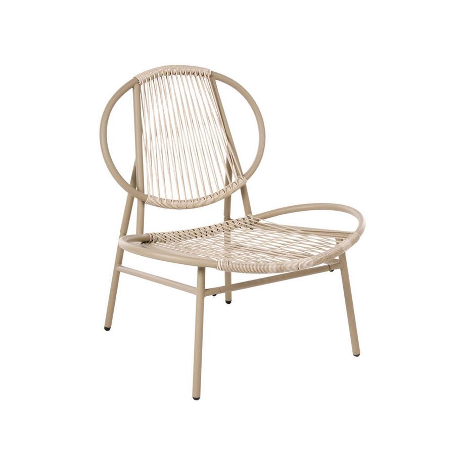 Beliani Bistro Set aus PE Rattan Modern OVARO  