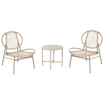 Set bistrot en Rattan sintetico Moderno OVARO
