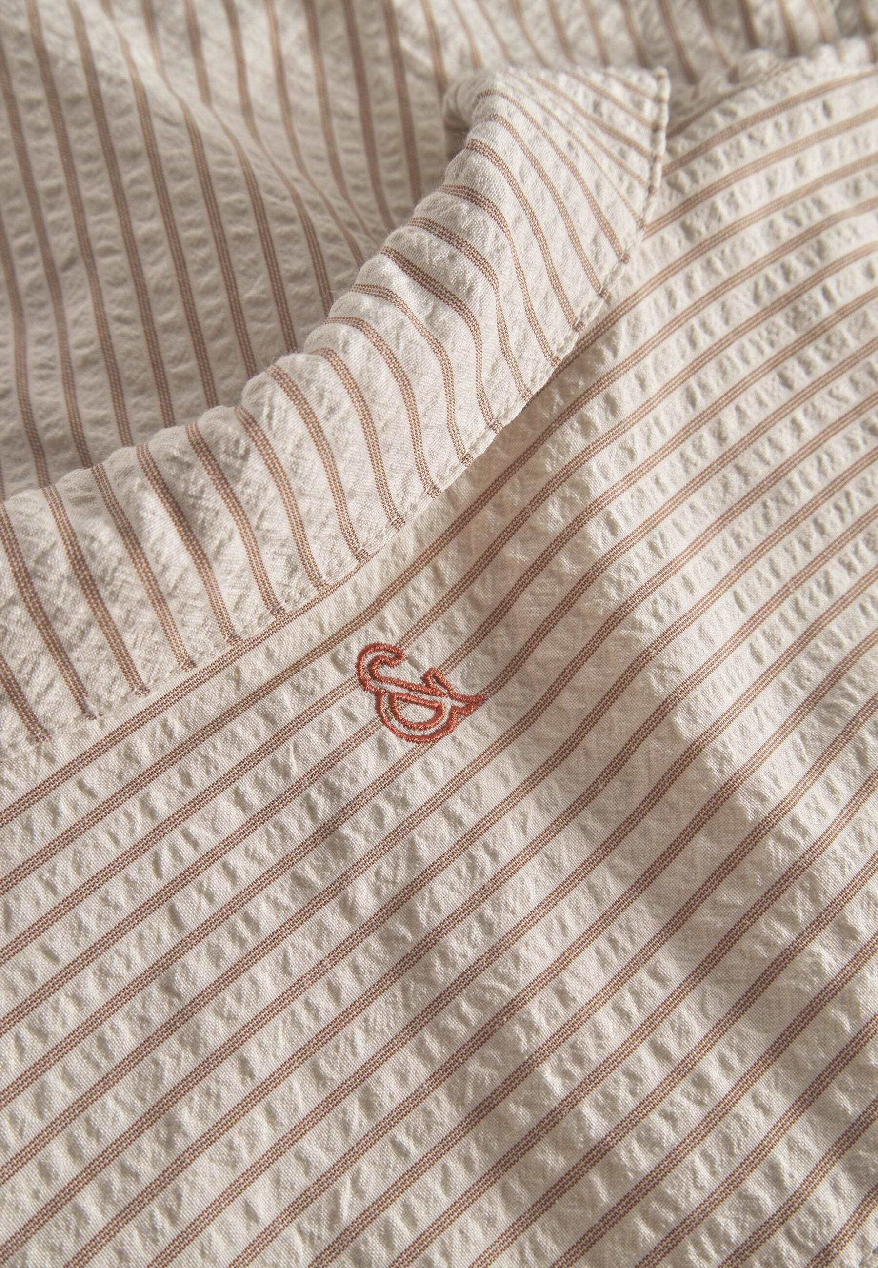 Colours & Sons  Chemise Seersucker Striped 