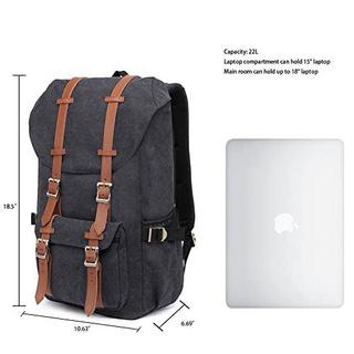 Only-bags.store Vintage Baumwoll Daypack mit Laptopfach  
