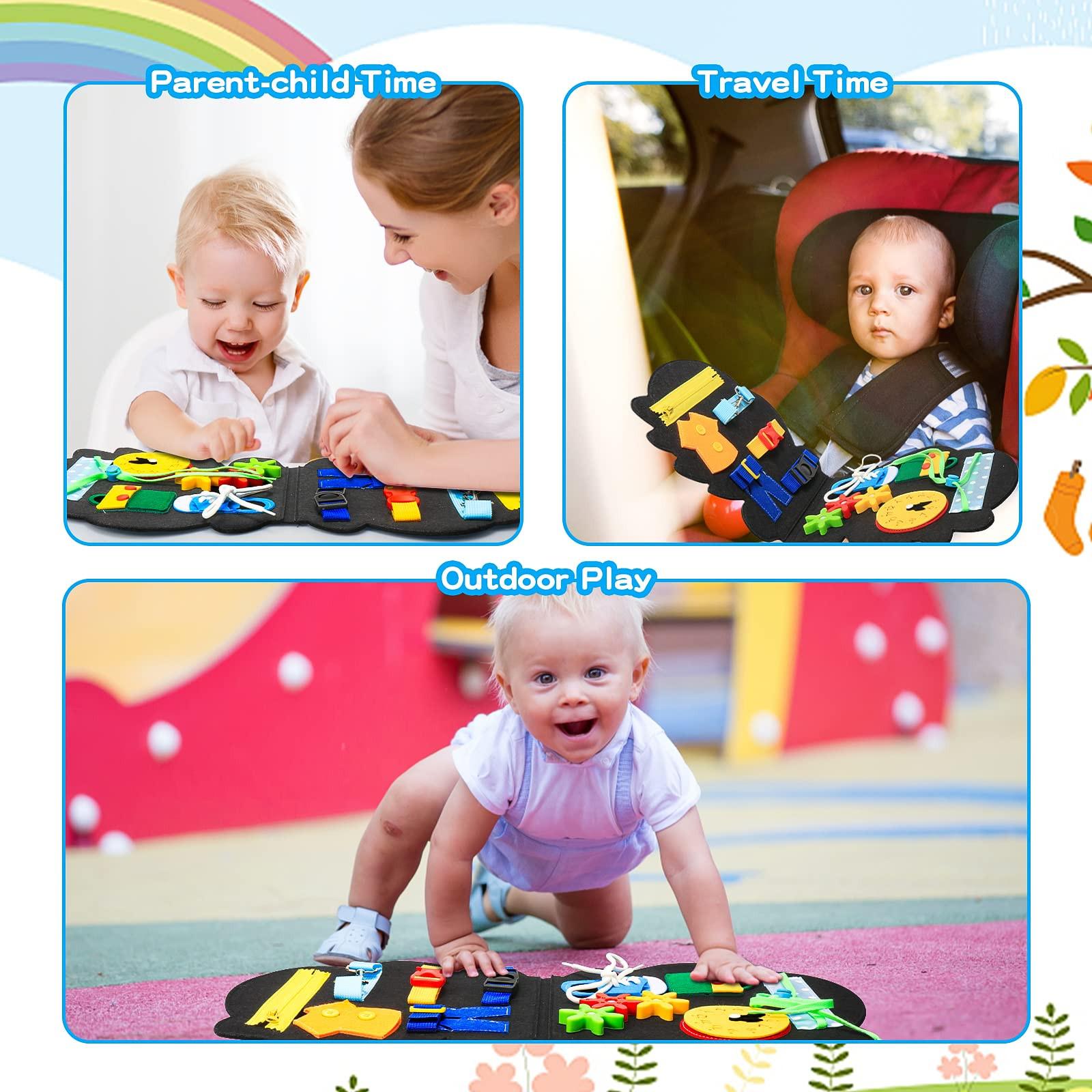 Activity-board  Jouets d'éveil, jouets éducatifs pour les tout-petits Jouets pour l'apprentissage des compétences de base de la vie 