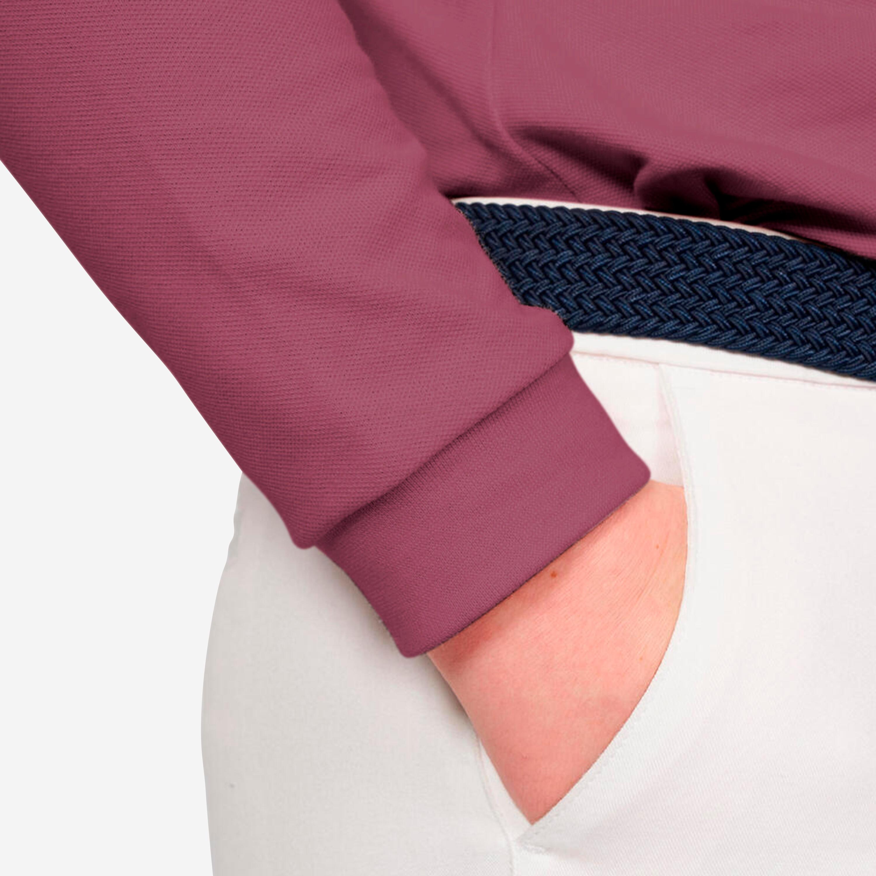 INESIS  Polo golf maniche lunghe donna cotone 