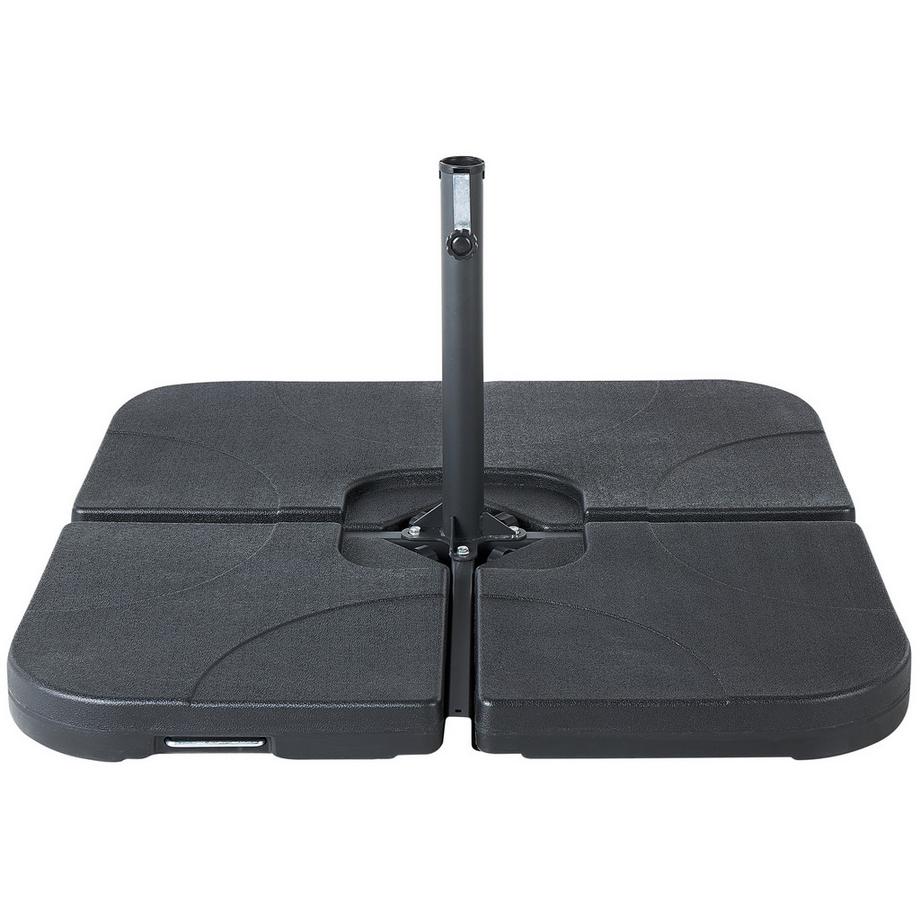 Beliani Sonnenschirmfuss aus Stahl  VICCHIO  