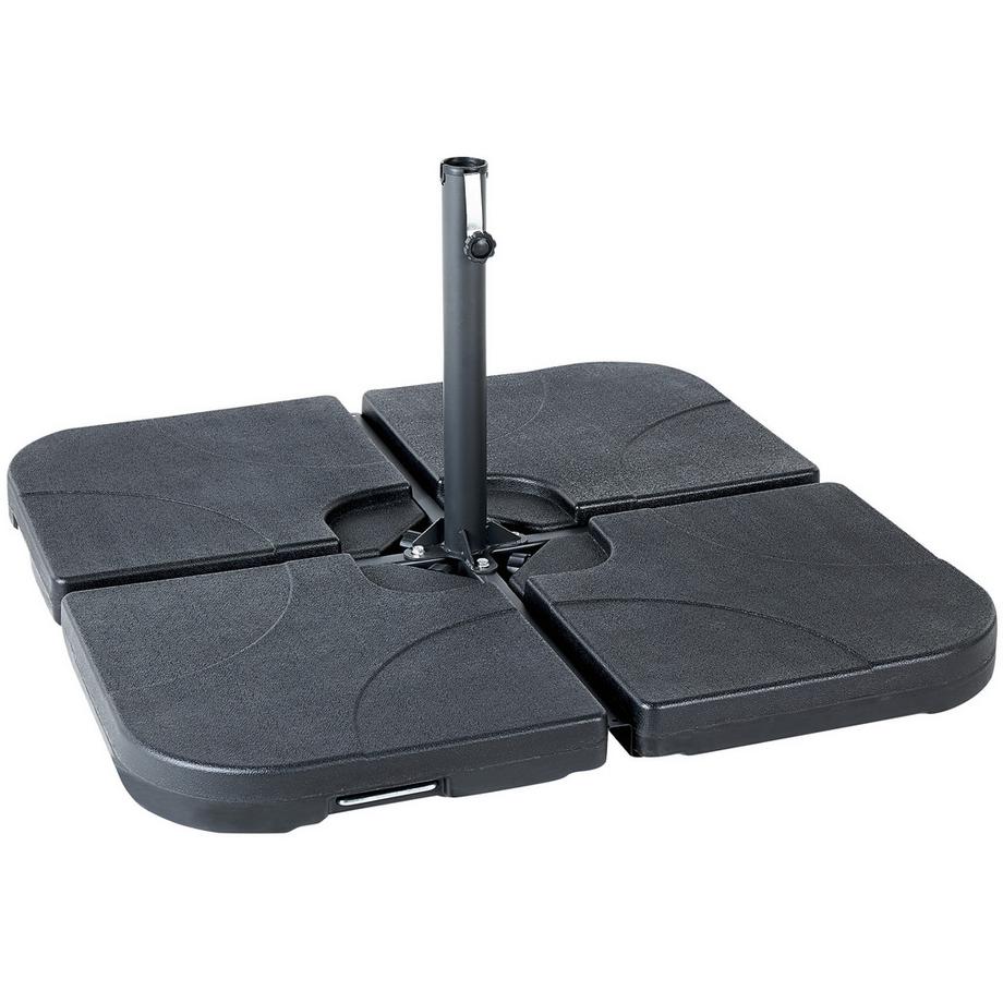 Beliani Sonnenschirmfuss aus Stahl  VICCHIO  