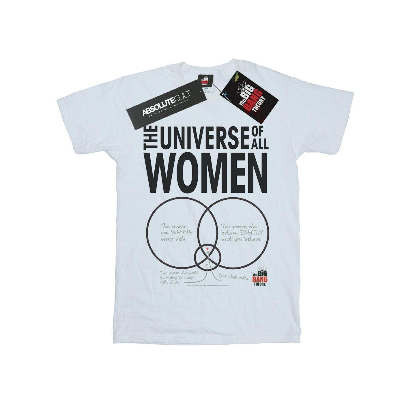 The Big Bang Theory  Tshirt THE UNIVERSE OF ALL WOMEN 