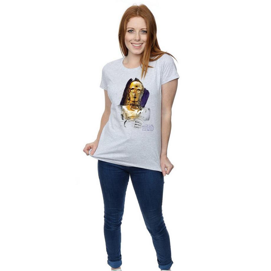STAR WARS The Last Jedi C-3PO Imprimé T-Shirt  