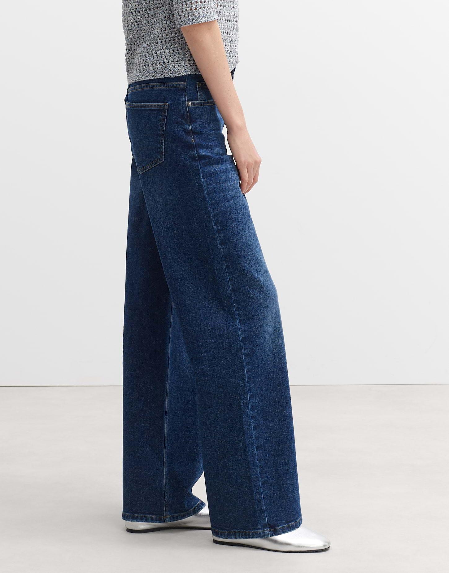 OPUS  Wide Leg Jeans Marli gerader Schnitt 