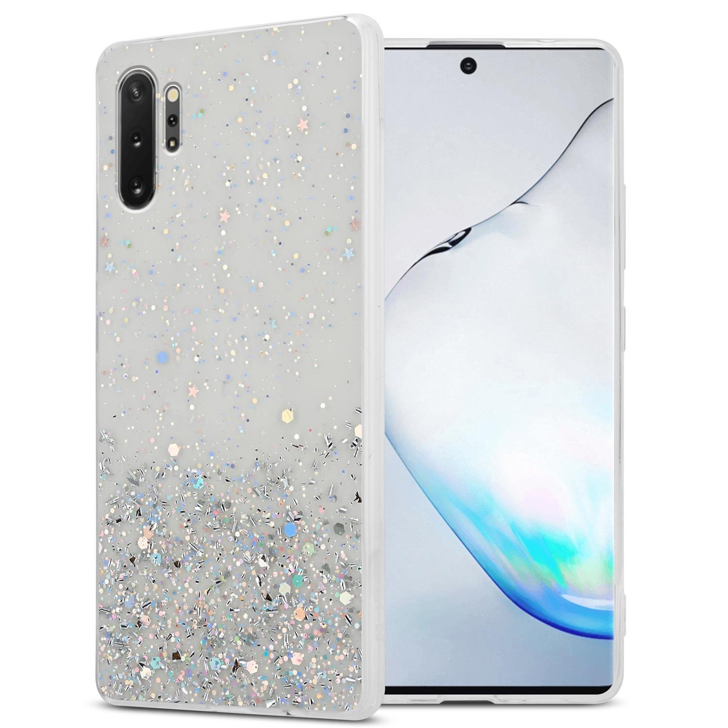 Cadorabo  Hülle für Samsung Galaxy NOTE 10 PLUS TPU Silikon mit funkelnden Glitter 